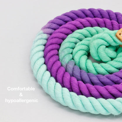 Pink Cotton Rope Leash - Dogs and Horses