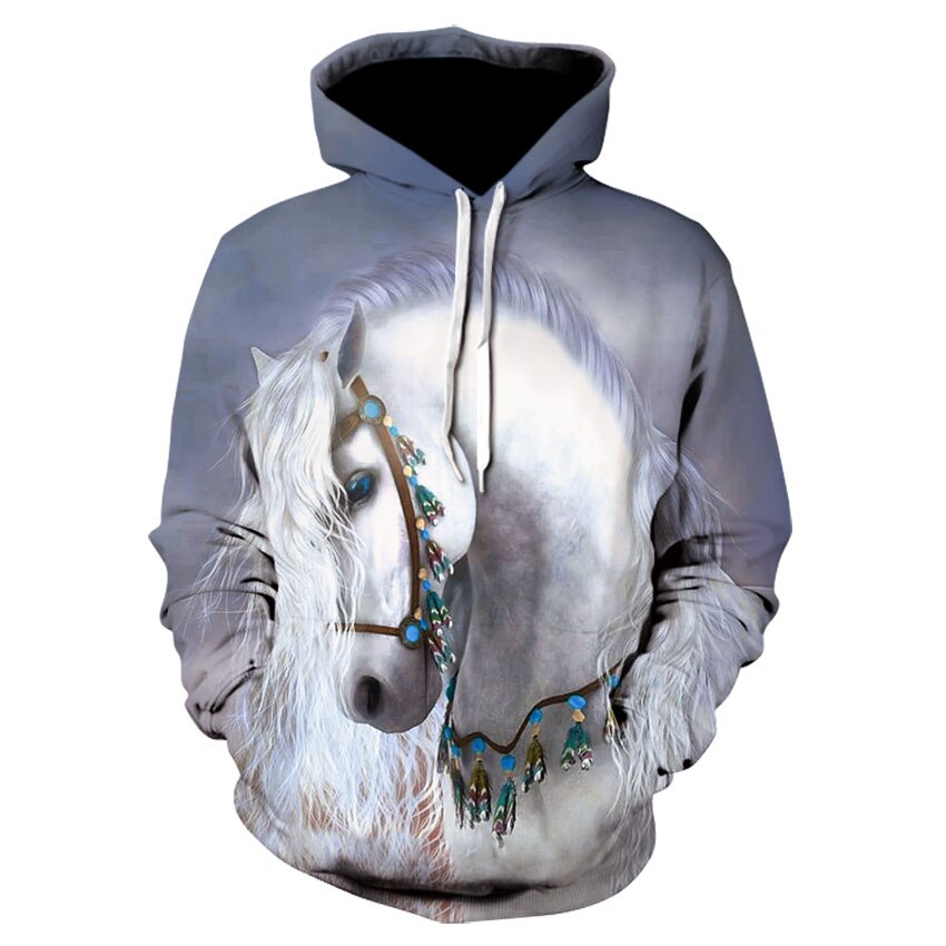 Etta Horse Art Hoodie - Dogs and Horses
