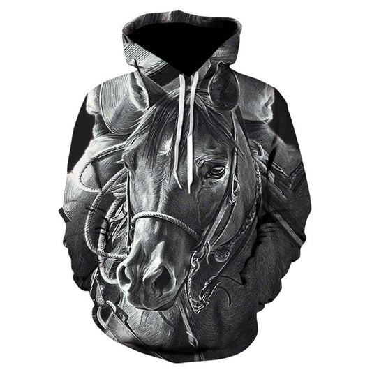 Alessandro Horse Art Hoodie - Dogs and Horses