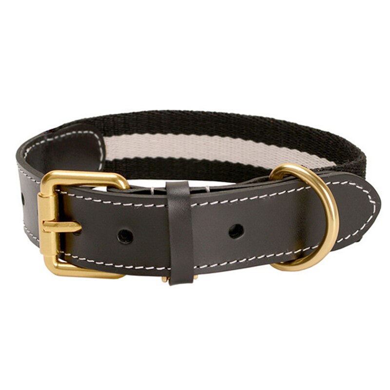 Oxford Black Collar - Dogs and Horses