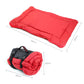 Red Foldable Mat - Dogs and Horses