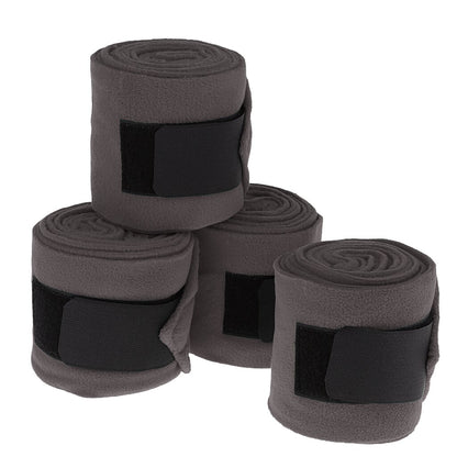 Gray Pillowy-soft Fleece Bandages - Dogs and Horses