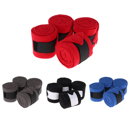 Red Pillowy-soft Fleece Bandages - Dogs and Horses