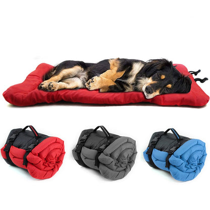 Blue Foldable Mat - Dogs and Horses