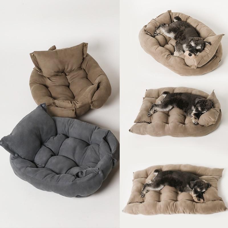 Natuzi Khaki 3 in 1 Bed (Nest, Sofa or Mat) - Dogs and Horses