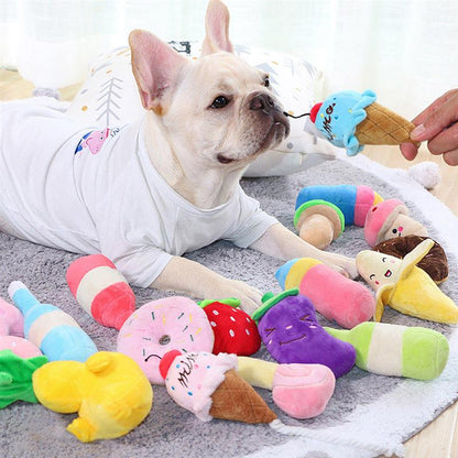 Soft Squeaky Plush Toys - Dogs and Horses