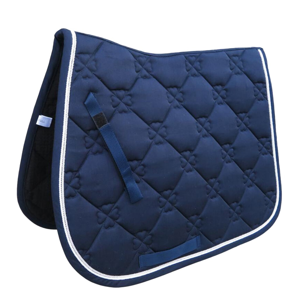 Cotton Saddle Pad Red/Blue - Dogs and Horses