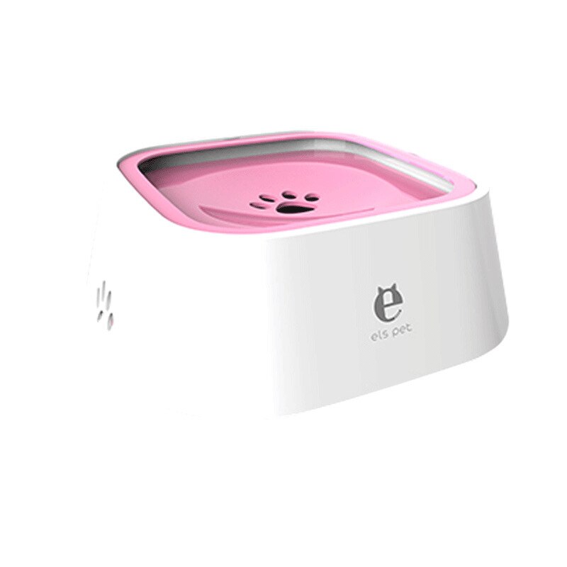 Pink Splash-Free Floating Water Bowl - Dogs and Horses