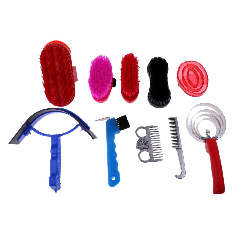 10-Piece Horse Grooming Kit - Dogs and Horses