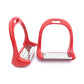 Red Aluminum Stirrups - Dogs and Horses