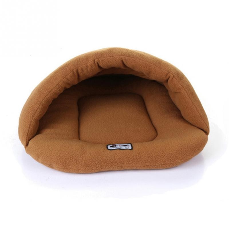 Soft Brown Cave Bed - Dogs and Horses