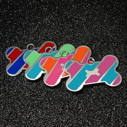 Bone Personalized ID Tags - Dogs and Horses