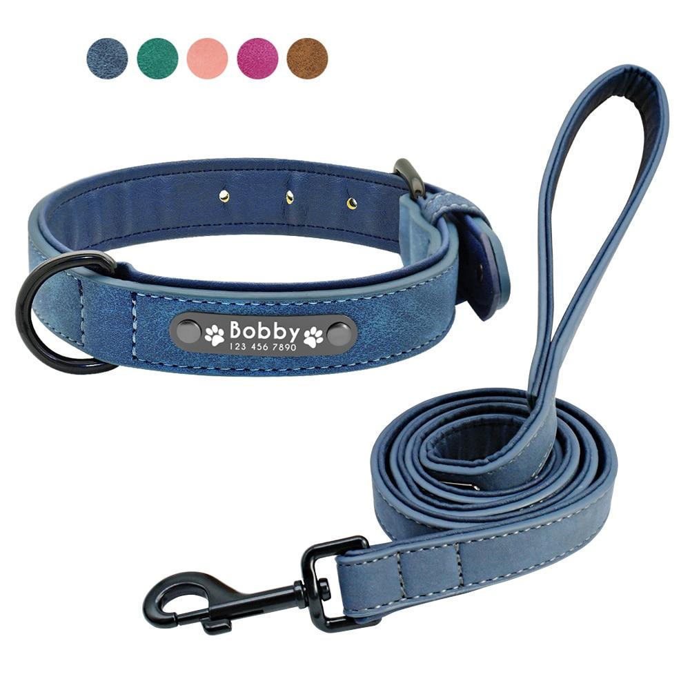 Personalized leather dog clearance leash