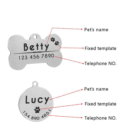 Personalized Engraved ID Tags - Dogs and Horses