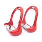 Red Aluminum Stirrups - Dogs and Horses