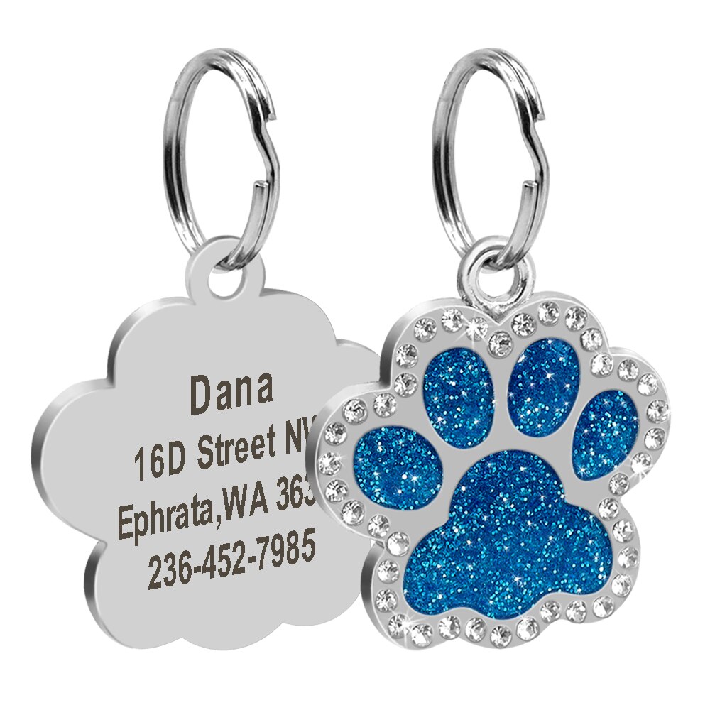 Paw Personalized ID Tags - Dogs and Horses