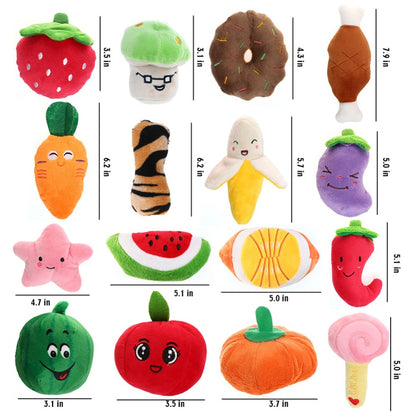 Bite Resistant & Squeaky Plush Toys - Dogs and Horses