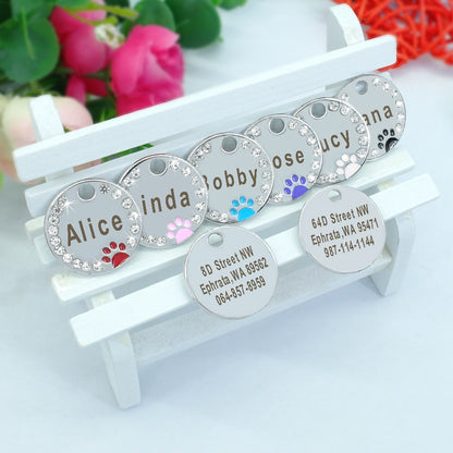 Paw Personalized ID Tags - Dogs and Horses