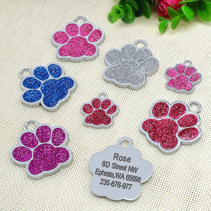 Paw Personalized ID Tags - Dogs and Horses