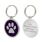Round Paw Personalized ID Tags - Dogs and Horses