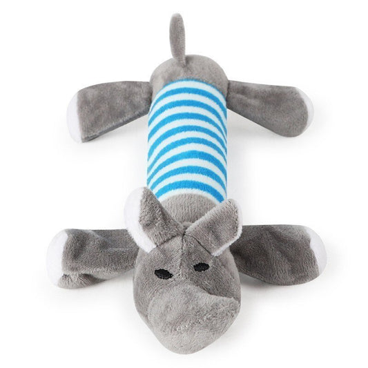 Plush & Squeaky Rhino - Dogs and Horses