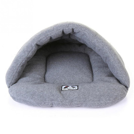 Soft Gray Cave Bed - Dogs and Horses