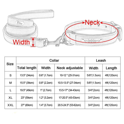 Roma Custom Leather Collar and Leash - Dogs and Horses