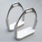 White Flexible Stainless Steel Stirrup - Dogs and Horses