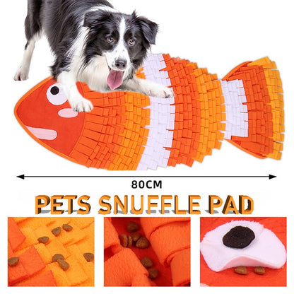 Gray Fish Snuffle Mat - Dogs and Horses
