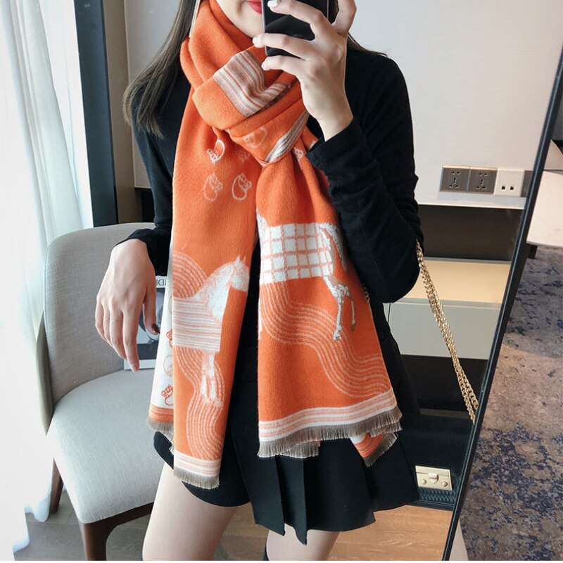 Hermes Cashmere winter scarf (180cm x 65cm) - For Sale in Zimbabwe