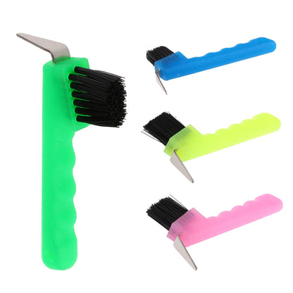 Pink Hoof Pick with Brush - Dogs and Horses
