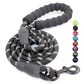 Green Reflective Padded Leash - Dogs and Horses
