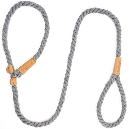 Gray Rope Slip Leash & Collar - Dogs and Horses