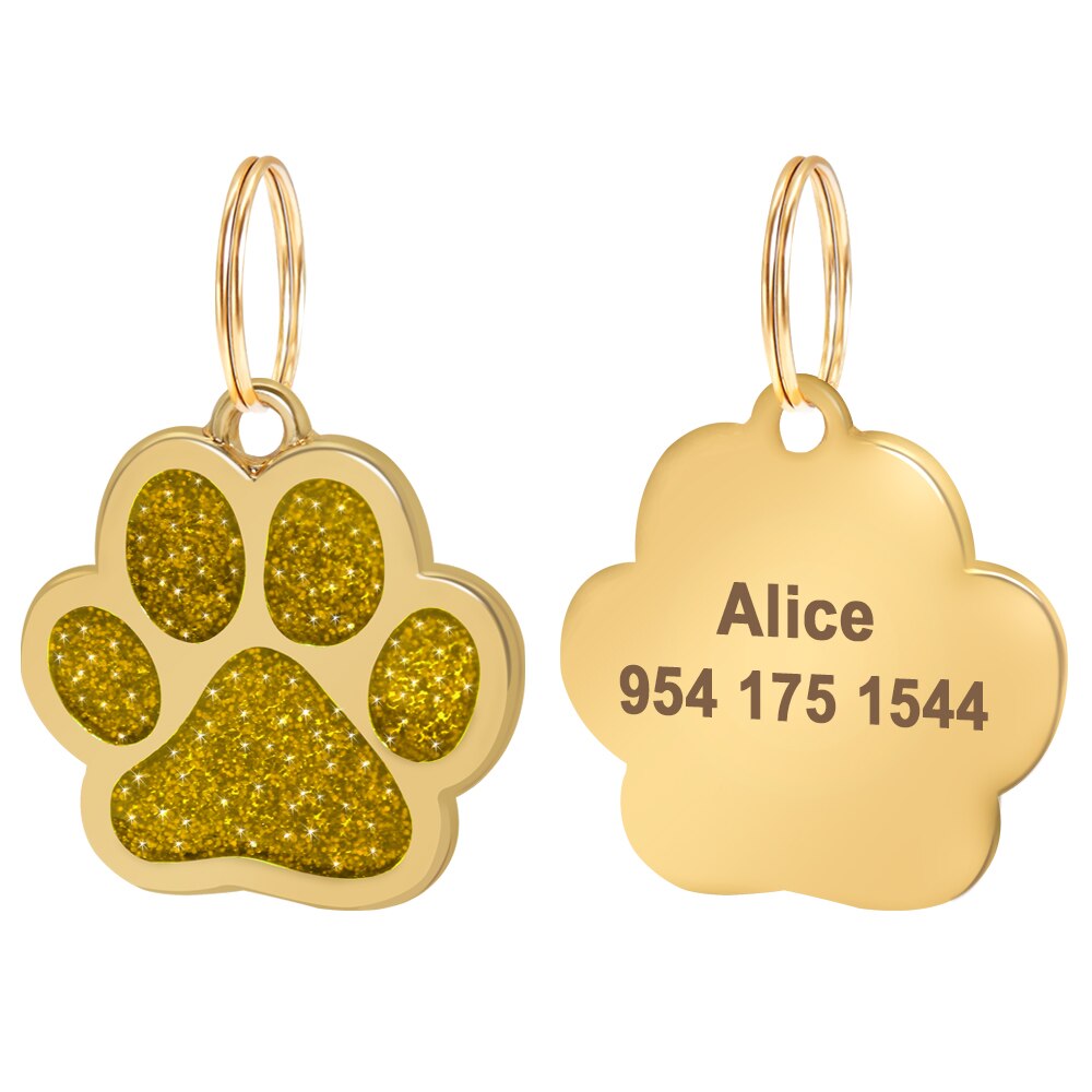 Gold clearance id tags