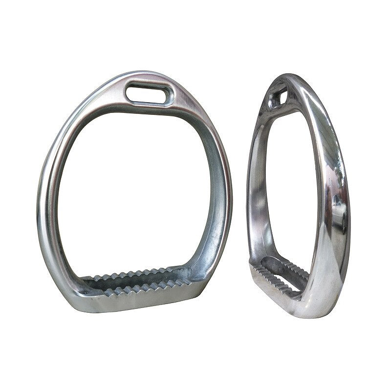 Silver Diecast Aluminum Stirrups - Dogs and Horses