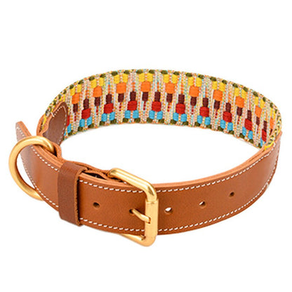 Oxford Beige Collar - Dogs and Horses