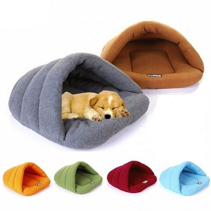 Soft Orange Cave Bed - Dogs and Horses