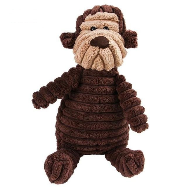 Squeaky Plush Monkey - Dogs and Horses