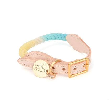 Venice Yellow/Blue Collar & Leash Set - Dogs and Horses
