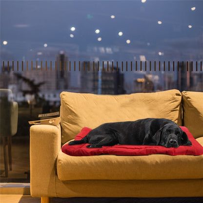 Red Foldable Mat - Dogs and Horses