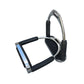 Black Flexible Stainless Steel Stirrup - Dogs and Horses