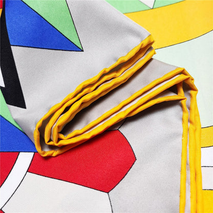 Horse Head Silk Scarf / 90cm
