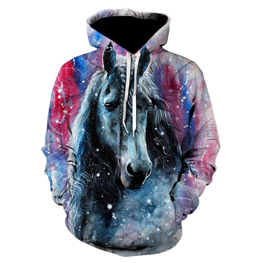 Camilla Horse Art Hoodie - Dogs and Horses