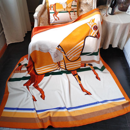 Square Velvet Throws