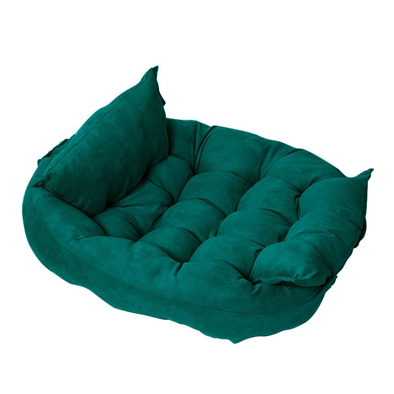 Adjustable 3-in-1 Pet Bed (Nest, Sofa or Mat)