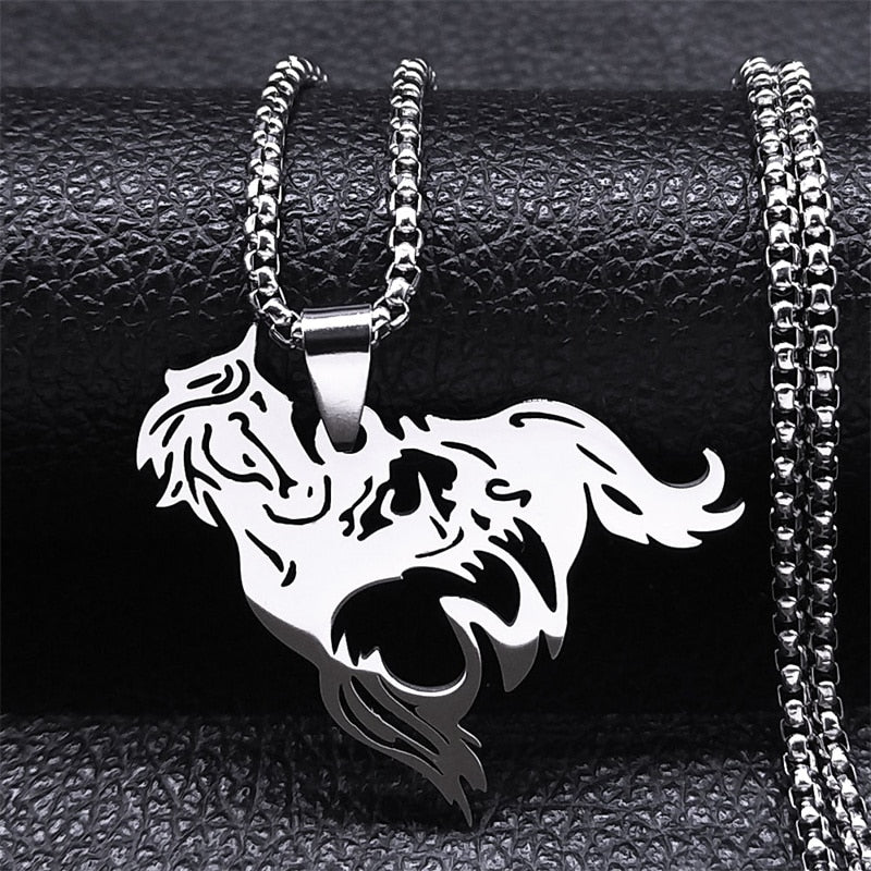 Stainless Steel Horse Necklaces