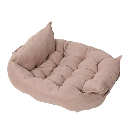 Adjustable 3-in-1 Pet Bed (Nest, Sofa or Mat)