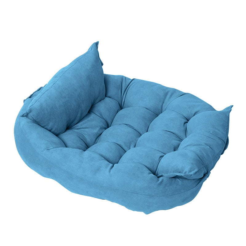 Adjustable 3-in-1 Pet Bed (Nest, Sofa or Mat)