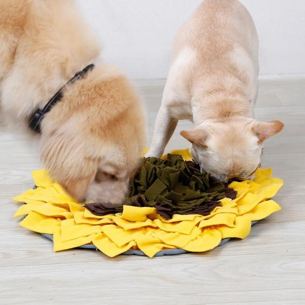 Dog Activity Mat Sunflower Design Dog Snuffle Toy Dog Snuffle